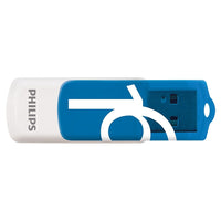 Philips Vivid 16 GB USB 2.0 Flash Drive - Blue-16GB Capacity