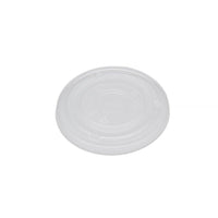 Eco-Packaging 98 mm Compostable Flat Lid for 12-24 oz Cups - 1000 Pack-Made from 100 percent renewable resources