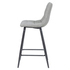 My Home My Living Polyester Counter Stool - Light Grey - 2 Pack-Assembly required