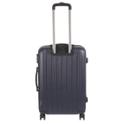 Nicci Grove 24"Hardside Luggage - Dark Blue-Top and side carry handle
