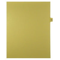 Mark Maker Legal Exhibit Index Tab Buff Single Tabs, 1/15th Cut, Letter Size, No Holes, Number 170, 25 Pack-Buff Single Tabs, 1/15th Cut