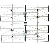 Digiwave Digital HDTV Outdoor TV Antenna, 34" x 42" x 3.5", Silver-Strong performance across (channels 21-69)