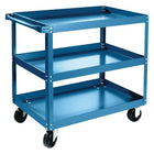 Kleton Shelf Carts, 3 Tiers, 24" W x 36" H x 36" D, 900 Lbs. Capacity-Capacity: 900 lbs.