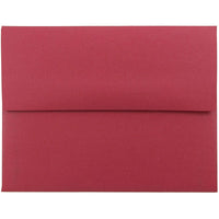 JAM Paper A2 Invitation Envelopes, 4.38 x 5.75, Stardream Metallic Jupiter Red, 50 Pack (SD5370 20I)-Jupiter red stardream metallic envelope
