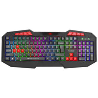 Marvo Wired LED Rainbow Backlight Membrane 112-Key Multimedia Gaming Keyboard-Gaming keyboard