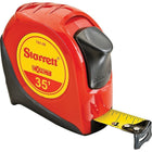 Starrett Pocket Measuring Tape, 1" x 35', 1/16" Graduations - 3 Pack-Blade Length: 35'