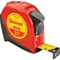 Starrett Pocket Measuring Tape, 1" x 35', 1/16" Graduations - 3 Pack-Blade Length: 35'