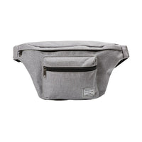 Champs Canvas Waist-Pack/Crossbody Bag, Grey (MP2000-GREY)-Over-sized Waistpack for travel and everyday use