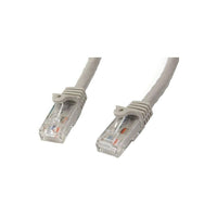 StarTech N6PATCH5GR 5' Cat 6 Snagless Patch Cable, Grey-Features RJ-45 Male connector on both sides to facilitate easy connectivity