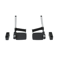 Wenzelite First Class School Chair Optional Footrest, Small, 2 Pack-Black, Steel