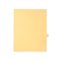Mark Maker Legal Exhibit Index Tab Buff Single Tabs, 1/15th Cut, Letter Size, No Holes, Letter J, 25 Pack-Buff Single Tabs, 1/15th Cut