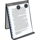 Staples Metal Mesh Document Holder with Magnets - Black-Mesh document holder, for displaying documents at a desirable angle