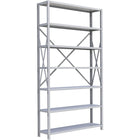Metalware RK299 Boltless Shelving Unit, 7-Shelves, 48" x 18" x 88", Light Grey-Adjustable shelving system that provides high strength, yet economical storage capacity for your needs