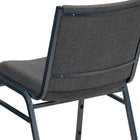 Flash Furniture HERCULES Series Heavy Duty Stack Chair - Grey-Grey Fabric Upholstery