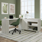 Sauder 60"W Porto Palma Desk - Haze Acacia-Desk and credenza can function as two separate pieces.