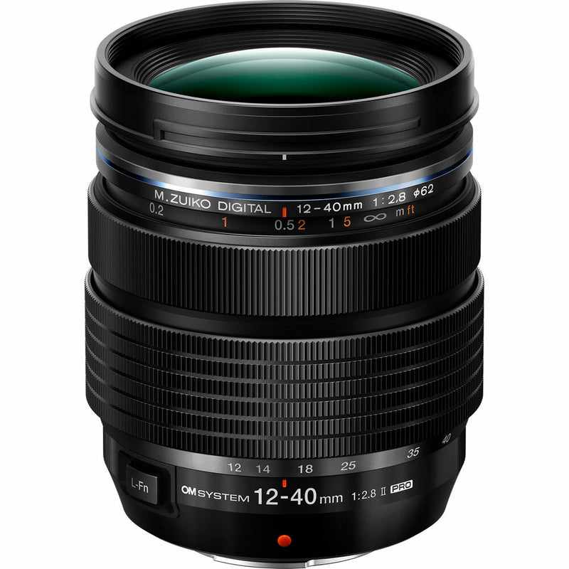 OLYMPUS M.ZUIKO 12-40mm F2.8 PRO　レンズ OM System M. Zuiko 12-40mm f2.8 PRO II Lens - Black | staples.ca
