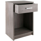 Winsome 16115 Rennick Accent Table, Ash Grey Finish-23.62"H x 15.75"W x 12.48"D