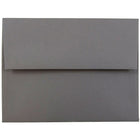 JAM Paper A2 Invitation Envelopes, 4.38 x 5.75, Dark Grey, 100 Pack (36396432g)-Gray