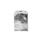 JAM Paper Foil Envelopes with Self Adhesive Closure, 6.25 x 7.88, Open End, Silver Film Design, 100 Pack (01323281B)-Silver