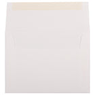 JAM Paper A6 Invitation Envelopes, 4.75 x 6.5, Strathmore Bright White Laid, 250 Pack (STTL661H)-Blank interior for personalized message