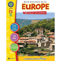 eBook: Europe - (PDF version - 1-User Download) - ISBN 978-1-55319-310-4 - Grade 5 - 8-You will receive two emails: one confirming your entire order, and one with a "Download Software" buttonYou can download immediately or return to your email to download later