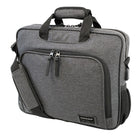 Swiss Gear 15.6" Laptop Case with USB Port, Grey (SWA5132)-Comfortable wrapped double handles and adjustable shoulder strap with comfortable shoulder pad