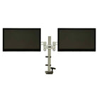DAC MP-200 Height adjustable Articulating Monitor Arm, Dual Arm, Silver-Easily adjust monitor position