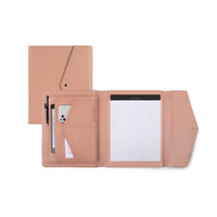 Bugatti Envelope Padfolio - Vegan leather - Rose (WRC5195BU-ROSE)-Pink, Vegan leather
