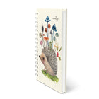Studio Oh! Hedgehog with Mushrooms Medium Spiral Notebook - 8.74" x 6.10" - Assorted Colours-Assorted colours