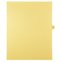 Mark Maker Legal Tabs - Letter Size - Buff - 1/15th cut - 25 tabs per package - 5 packages Pack - Number 142-Buff SingleTabs