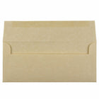 JAM Paper #10 Parchment Business Envelopes - 4.125" x 9.5" - Brown Recycled - 50 Pack-Size: #10 (4.13 x 9.5 inches)