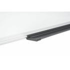Staples Porcelain Magnetic Dry-Erase Whiteboard - 24" H x 36" W - Aluminum Frame-Mounting hardware included