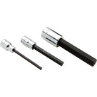 Gray Tools 7/16" X 1/2" Drive, Extra Long Hex Head, Chrome Finish Socket-Size: 7/16"