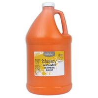 Little Masters 128 oz. Washable Paint, Orange (214715)-Orange