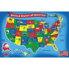 Melissa & Doug U.s.a Map Floor Puzzle, 102 Pack (LCI440)-Theme/design: U.S.A map