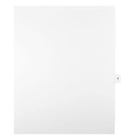 Mark Maker Legal Exhibit Index Tab White Single Tabs, 1/15th Cut, Letter Size, No Holes, Number 9, 25 Pack-White Single Tabs, 1/15th Cut