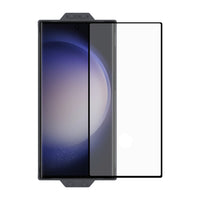 AXS ARMORGlass Pro 3D Curved Antimicrobial with installation tray for Basic Samsung Galaxy S23 Ultra-9H Hardness & Scratch Resistance