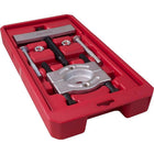 Gray Tools 2 Piece Bearing Separator Puller Set, 0"-2-1/4" Capacity, & Timing Gear Puller-Contains: Bearing Separator (0" - 21/4" capacity) and timing gear puller.