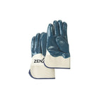 Zenith Safety Heavyweight Safety Cuff Gloves, 2X-Large/11, Nitrile Coating, Cotton Shell, 24 Pack-Coating Nitrile