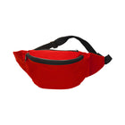 Wasip Fanny Pack - Red-Features adjustable waist belt and quick release buckles