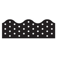 Trend Enterprises Terrific Trimmer, Black Polka Dots, 72 Pack-Age group and grade: Ages 2 - 18+ years and grades toddler - 12th