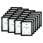 kieragrace Embassy Document Frame - 8.5 x 11" - Black - 24 Pack-black finish