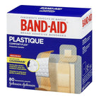 BAND-AID Brand COMFORT-FLEX Plastic Bandages, Assorted, 80 Pack-Breathable