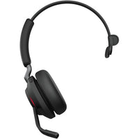 Jabra Evolve2 65, Link 380a, Mono UC Headset - Black-Type: Mono Wireless On-Ear Headset