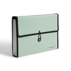 U Brands 13 Pocket Performance Expandable File - Olive (4358F04-24)-Reinforced edge trim protects from tears or fraying