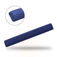 DAC MP-128 Super-Gel Straight Edge Keyboard Wrist Rest, 18-1/8 x 2-1/4 x 1", Blue-Smooth and breathable luxurious Lycra fabric