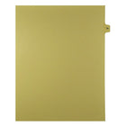 Mark Maker Legal Exhibit Index Tab Buff Single Tabs, 1/15th Cut, Letter Size, No Holes, Number 78, 25 Pack-Buff Single Tabs, 1/15th Cut
