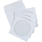 Staples White CD/DVD Envelopes - 4-7/8" x 5" - 250 Pack-24 lb. White