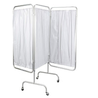 Drive Medical 3 Panel Privacy Screen-White, Aluminum
