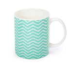 CTG Brands Can Mug Set with Zig Zag Pattern, 10 oz, Green, Yellow, Grey, 6 Pack-Capacity: each mug holds up to 10 oz (295 ml) in volume